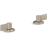  Components Faucet Handles Part - Vibrant Brushed Bronze