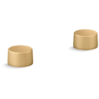  Components Faucet Handles Part - Vibrant Brushed Moderne Brass