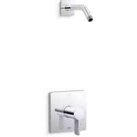  Parallel Shower Faucet Trim Trim Kit - Polished Chrome