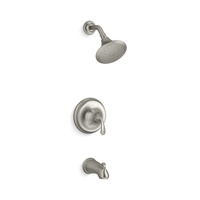  Forte Sculpted Tub & Shower Faucet Trim Trim Kit - Vibrant Brushed Nickel