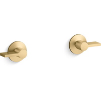  Components Faucet Handles Part - Vibrant Brushed Moderne Brass