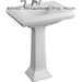 Kohler K2258-1-0 White Pedestal Bathroom Sink