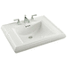 Kohler K2259-8-0 White Pedestal Basin