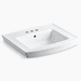 Kohler K2358-4-0 White Pedestal Basin