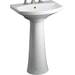 Kohler K2362-8-0 White Pedestal Bathroom Sink