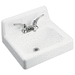 Kohler K2805-0 White Wall Hung Bathroom Sink