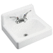 Kohler K2867-0 White Wall Hung Bathroom Sink