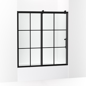 K702253-10G79-BL Rely Tub & Shower - Sliding Shower Door - Matte Black