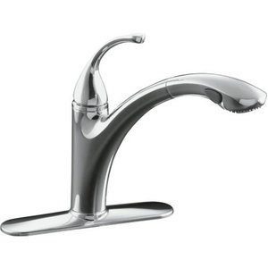 K10433-CP Forte Pull-Out Spray Kitchen Faucet - Polished Chrome