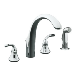 K10445-CP Commercial Deckmount Kitchen Faucet - Polished Chrome