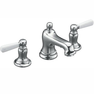 K10577-4P-CP Bancroft 8'' Widespread Bathroom Faucet - Polished Chrome