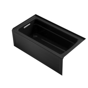 K1123-LA-7 Archer 60'' x 32'' Soaking Tub - Black K1123-LA-7 Archer 60'' x 32'' Soaking Tub - Black
