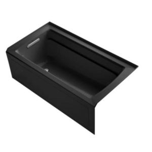 K1123-LAW-7 Archer 60'' x 32'' Soaking Tub - Black K1123-LAW-7 Archer 60'' x 32'' Soaking Tub - Black
