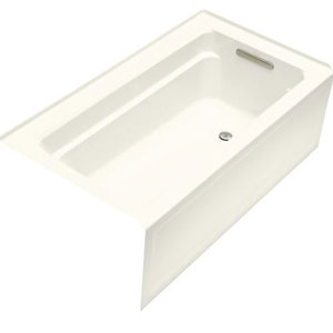 K1123-RA-96 Archer 60'' x 32'' Soaking Tub - Biscuit K1123-RA-96 Archer 60'' x 32'' Soaking Tub - Biscuit