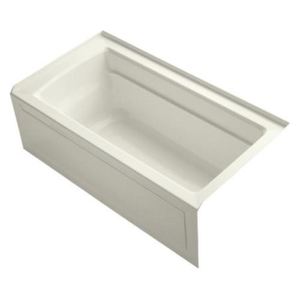 K1123-RAW-96 Archer 60'' x 32'' Soaking Tub - Biscuit K1123-RAW-96 Archer 60'' x 32'' Soaking Tub - Biscuit
