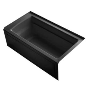 K1123-RAW-7 Archer 60'' x 32'' Soaking Tub - Black K1123-RAW-7 Archer 60'' x 32'' Soaking Tub - Black
