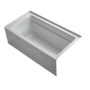 K1123-RAW-95 Archer 60'' x 32'' Soaking Tub - Ice Grey K1123-RAW-95 Archer 60'' x 32'' Soaking Tub - Ice Grey