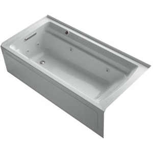 K1124-LAW-95 Archer 72"x 36" Whirlpool Bath - Ice Grey K1124-LAW-95 Archer 72"x 36" Whirlpool Bath - Ice Grey