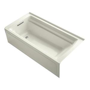 K1125-LAW-96 Archer 72" x 36" Soaking Tub - Biscuit