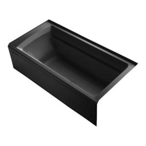 K1125-RAW-7 Archer 72" x 36" Soaking Tub - Black K1125-RAW-7 Archer 72" x 36" Soaking Tub - Black