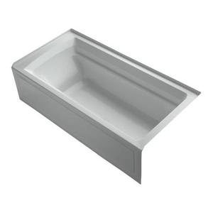 K1125-RAW-95 Archer 72" x 36" Soaking Tub - Ice Grey
