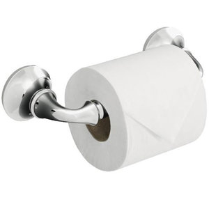 K11374-CP Forte Sculpted Paper Holder Bathroom Accessory - Polished Chrome