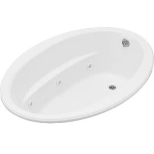 K1162-W1-0 Sunward 60'' x 42'' Whirlpool Bath - White