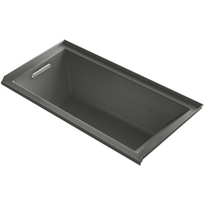 K1167-VBLW-58 UnderScore VibrAcoustic 60'' x 30'' Soaking Tub - Thunder Grey K1167-VBLW-58 UnderScore VibrAcoustic 60'' x 30'' Soaking Tub - Thunder Grey
