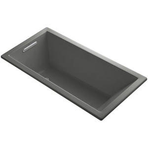 K1167-VBW-58 UnderScore VibrAcoustic 60'' x 30'' Soaking Tub - Thunder Grey K1167-VBW-58 UnderScore VibrAcoustic 60'' x 30'' Soaking Tub - Thunder Grey