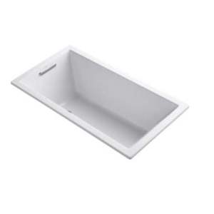 K1168-VBW-0 UnderScore VibrAcoustic 60'' x 32'' Soaking Tub - White