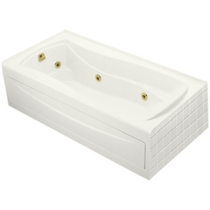 K1257-HL-0 Mariposa 72"x 36" Whirlpool Bath - White