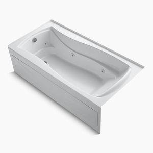 K1257-LA-0 Mariposa 72"x 36" Whirlpool Bath - White