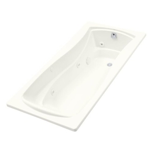 K1257-RH-0 Mariposa 72"x 36" Whirlpool Bath - White