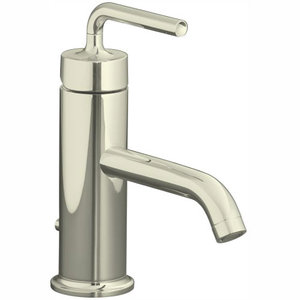 K14402-4A-SN Purist Single Hole Bathroom Faucet - Vibrant Polished Nickel