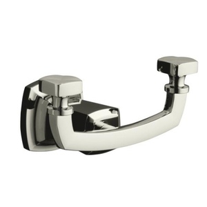 K16256-SN Margaux Robe Hook Bathroom Accessory - Vibrant Polished Nickel