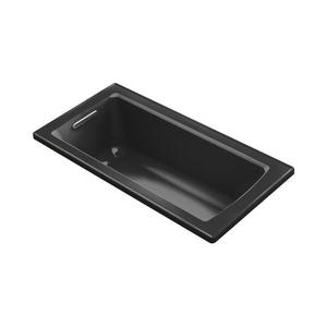 K1946-7 Archer 60'' x 30'' Soaking Tub - Black