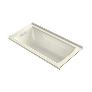 K1946-L-96 Archer 60'' x 30'' Soaking Tub - Biscuit