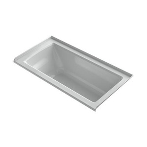 K1946-RW-95 Archer 60'' x 30'' Soaking Tub - Ice Grey