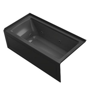K1947-HRA-7 Archer 60'' x 30'' Whirlpool Bath - Black
