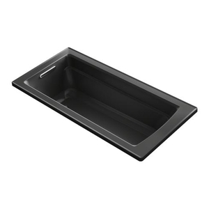 K1948-W1-7 Archer 66" Soaking Tub - Black