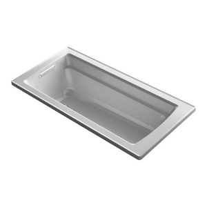 K1948-W1-95 Archer 66" Soaking Tub - Ice Grey