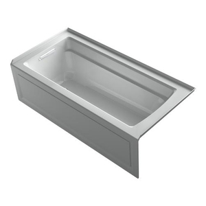 K1948-LA-95 Archer 66" Soaking Tub - Ice Grey