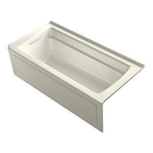 K1948-LA-96 Archer 66" Soaking Tub - Biscuit