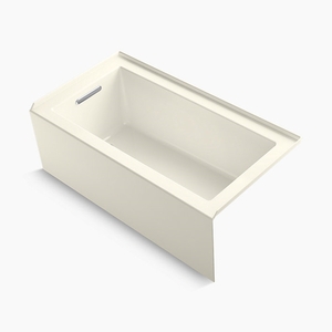 K1957-LA-96 Underscore 60'' x 32'' Soaking Tub - Biscuit