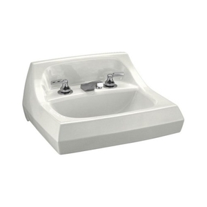 K2005-L-0 Kingston Wall Hung Bathroom Sink - White