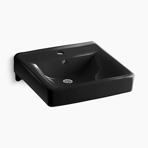 K2084-7 Soho Wall Hung Bathroom Sink - Black