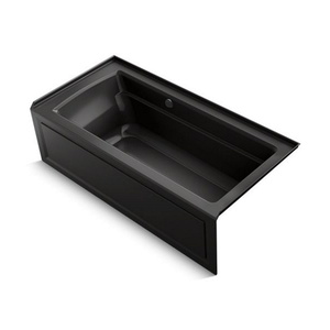 K1948-RAW-7 Archer 66" Soaking Tub - Black K1948-RAW-7 Archer 66" Soaking Tub - Black