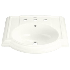 K2287-4-0 Devonshire Pedestal Basin Part - White