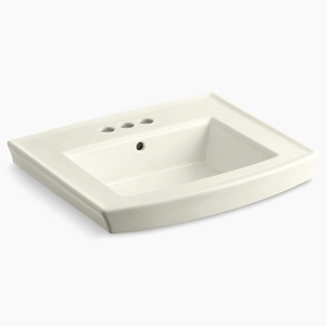 K2358-4-96 Archer Pedestal Basin Part - Biscuit K2358-4-96 Archer Pedestal Basin Part - Biscuit