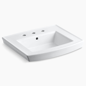 K2358-8-0 Archer Pedestal Basin Part - White